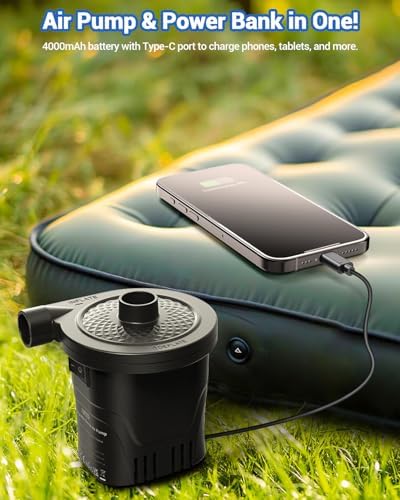 Drmeter Rechargeable Air Pump for Inflatables
