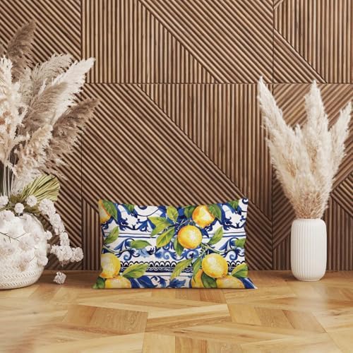 AOFANGGO 12x20 Lemon Throw Pillow Cover
