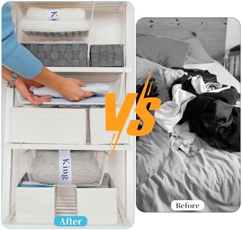 4pcs Sheet Organizer Bands for Closet and Wardrobe