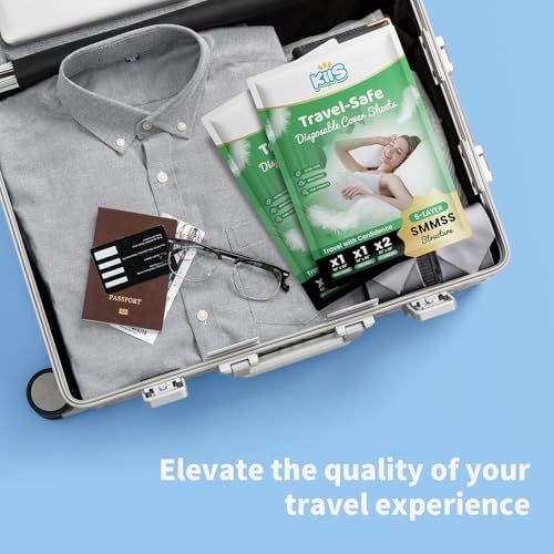 KIIS Travel-Safe Disposable Bedding Set Queen Size 2 Packs