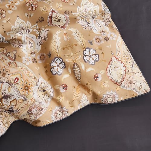 HYPREST Paisley Duvet Cover Set 3 Pcs Queen Size