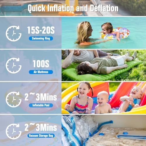 Ultra-Compact Electric Air Pump for Inflatables