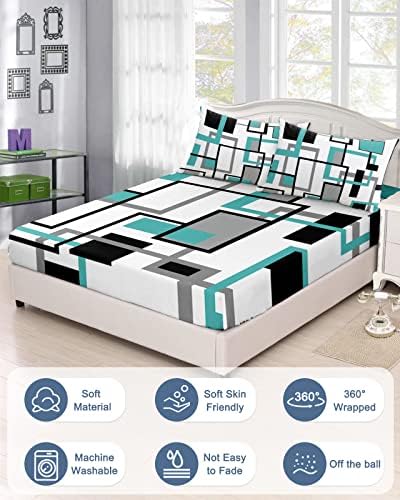 Chees D Zone Twin Fitted Sheet Deep Pocket Set