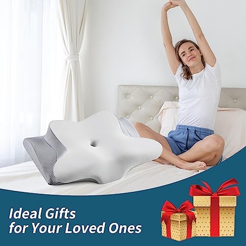 Bespillow Ergonomic Neck Pillow for Pain Relief and Cool Sleep