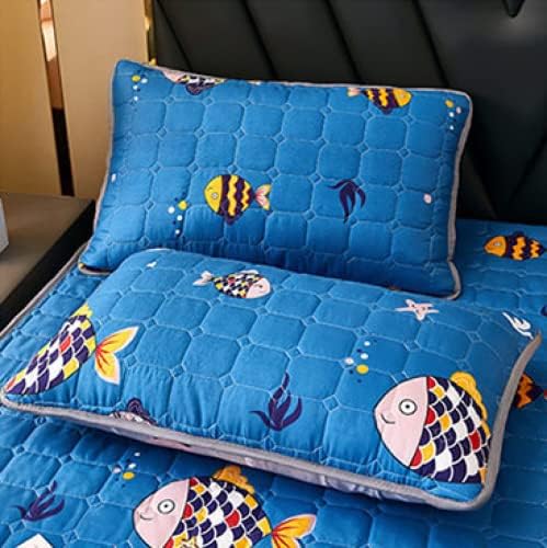 FCLDESHOP Soft Deep Pockets Waterproof Mattress Sheet 120x200cm 2pcs