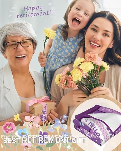 Retirement Blanket for Women 50 X 60 Happy Farewell Gift