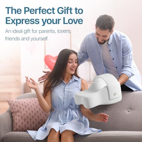 CKLCKL Knee Pillow for Side Sleepers with Adjustable Straps
