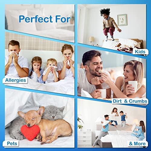 National Allergy 100 Cotton Twin Mattress Protector - Zippered Hypoallergenic