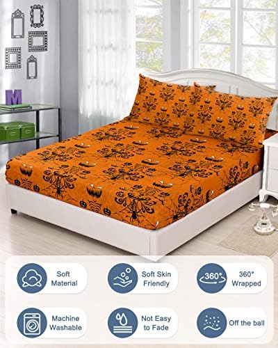 Chees D Zone Twin XL Halloween Ghost Sheet Set