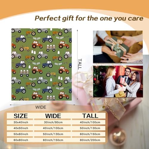 JUNYI Truck Lover Throw Blanket 40x50 Inches