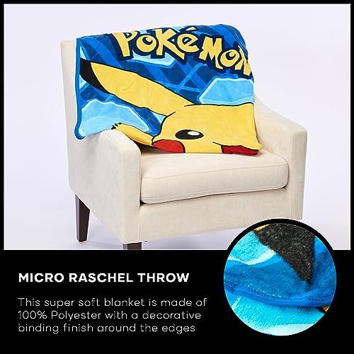 Glitch Pikachu Micro Raschel Throw Blanket 46x60