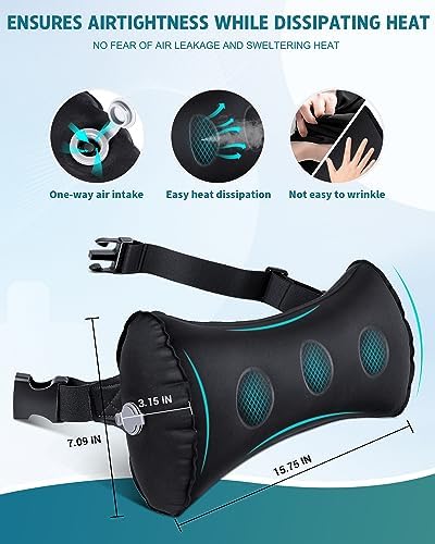 BLABOK Inflatable Lumbar Pillow for Back Support