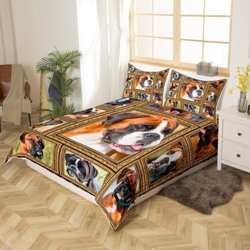 Feelyou Queen Size Duvet Cover Set - 3Pcs With Pillow Cases