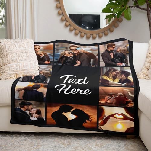 Personalized Photo Blanket with Custom Design