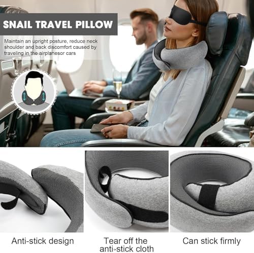 WEERSHUN Travel Neck Pillow with Chin Wrap Function