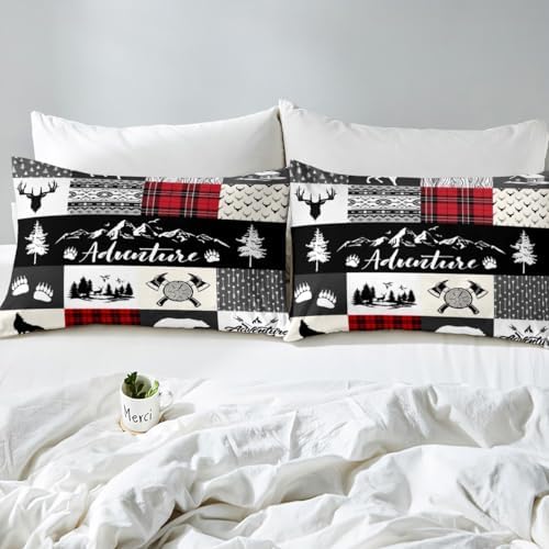 Castle Fairy Deer Antlers Fitted Sheet Set 2 Pillowcases