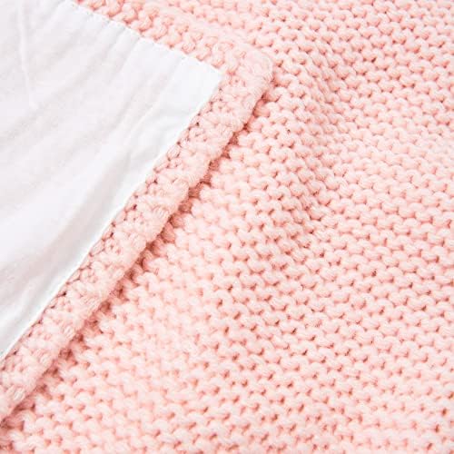 Katie Loxton Pink Knitted Throw Blanket for Kids