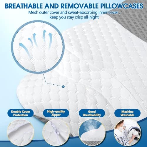 CHxxy Memory Foam Cervical Pillow for Neck Shoulder Pain Relief