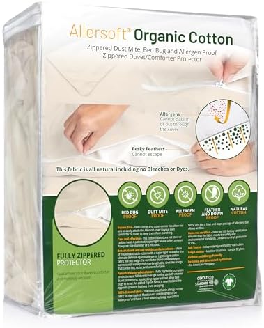 Allersoft Organic Cotton Duvet Cover for Allergies