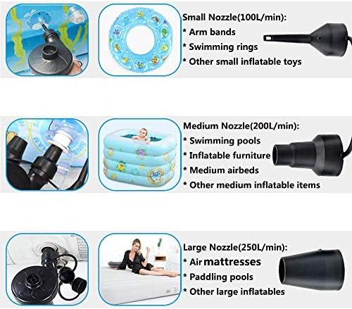 Yoocylii Air Pump for Inflatables and Mattresses