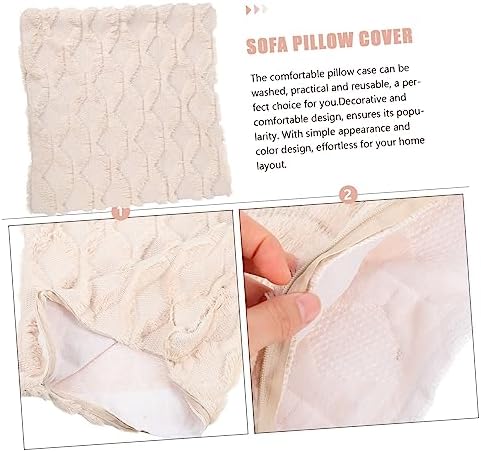CHILDWEET Lint-Resistant Pillowcase for Sofa and Office