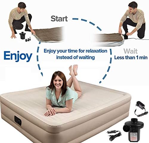 Yoocylii Air Pump for Inflatables and Mattresses