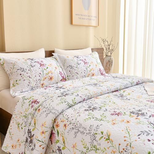 Lady Ann Cotton Quilted Pillow Shams 20x36 Set of 2