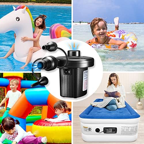 Sweet Alice Electric Air Pump with 3 Nozzles and Storage Bag