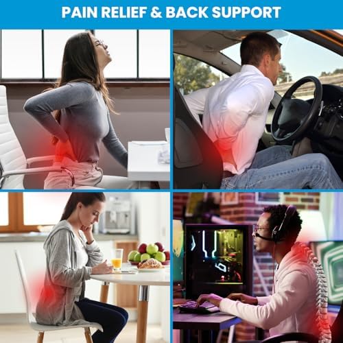QUTOOL Lumbar Support Pillow for Office Chair and Car