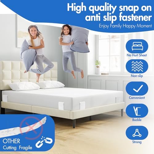 XINCANGE Heavy-Duty Sheet Straps for Corners
