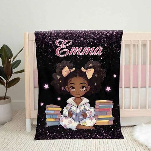 Personalized Name Blanket for Girls - Cozy Keepsake Gift
