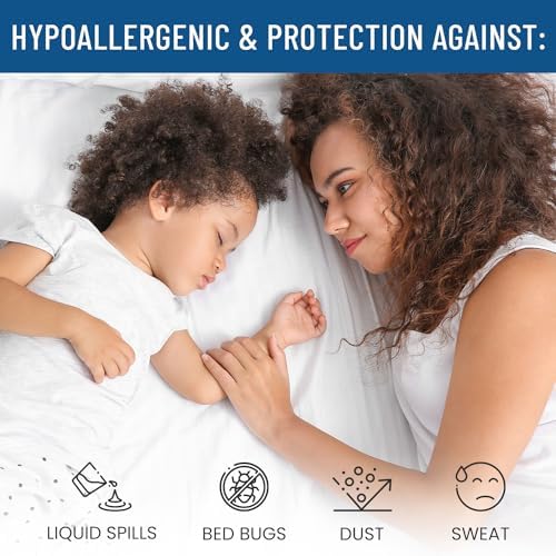 Everlasting Comfort Waterproof Pillow Protector Pack of 2