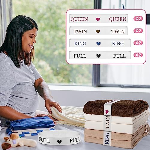 ERKOON Sheet Bands Organizer 4 Styles 8pcs