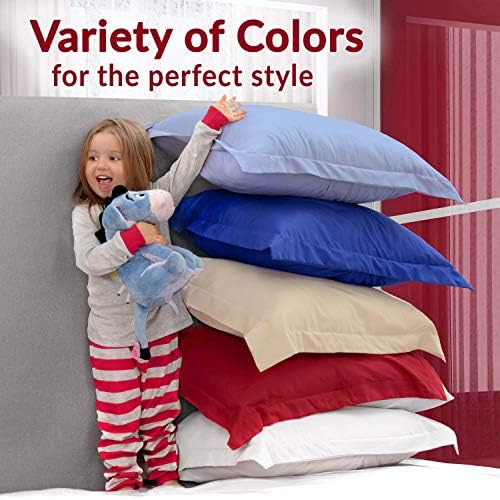 Mellanni Pillow Shams Set - 2 PC Blue Hydrangea 1