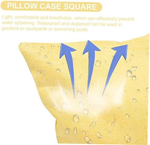 HOLIDYOYO Waterproof Pillow Cover for Outdoor Use