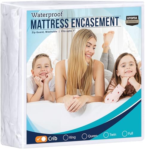 Utopia Bedding Mattress Encasement Crib 28x52