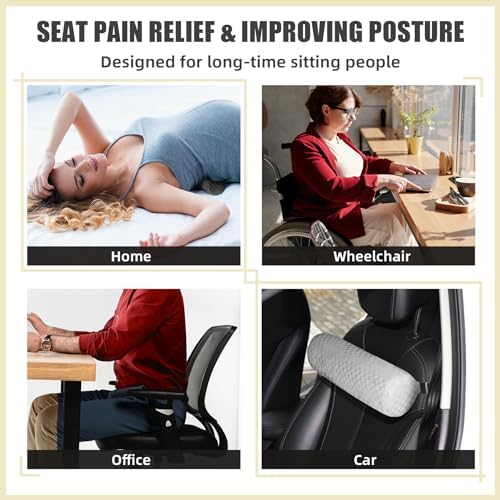 Lumbar Roll Pillow for Lower Back Support