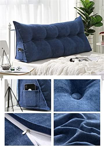 BBHW Dark Blue Triangular Reading Pillow