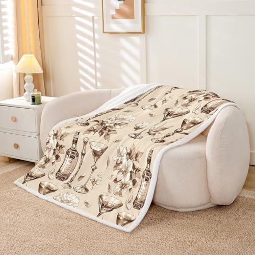 Feelyou Kids Western Wine Fleece Throw Blanket - Baby 30x40 Inch