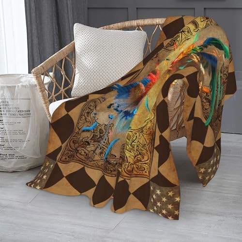 Cute Chicken Rooster Throw Blanket for Adults Kids 1