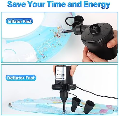KAR4KLEANER Electric Air Pump with 3 Nozzles 1