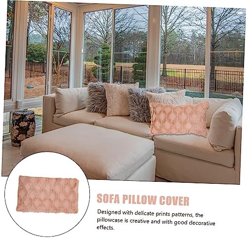 PRETYZOOM Plush Throw Pillowcase 18x18 Inches