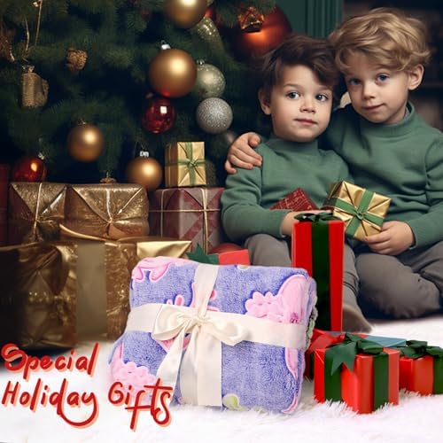 Glow in The Dark Axolotl Throw Blanket for Kids