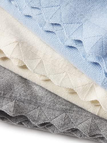 State Cashmere Luxe Scalloped Hem Throw Blanket