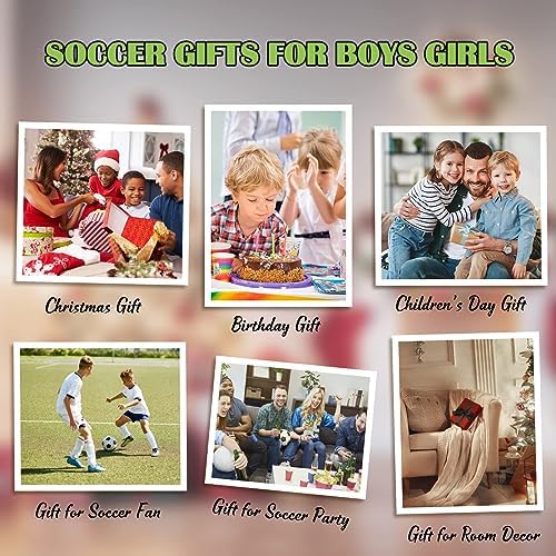 Mastiee Soccer Throw Blanket 50x60 Inch Kids Gift