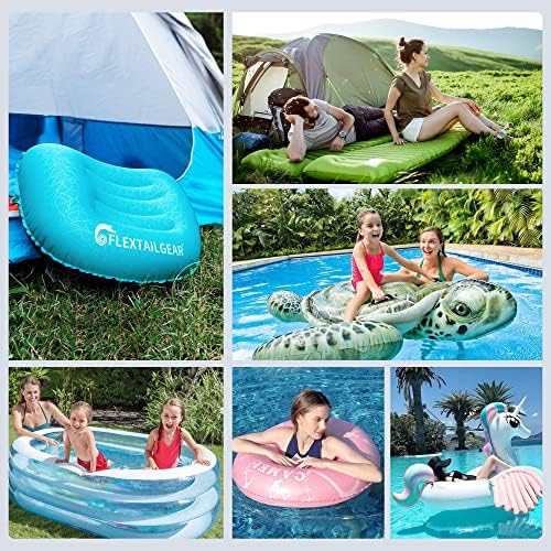 FLEXTAILGEAR Ultra-Mini Air Pump for Pool Floats and Storage Bags