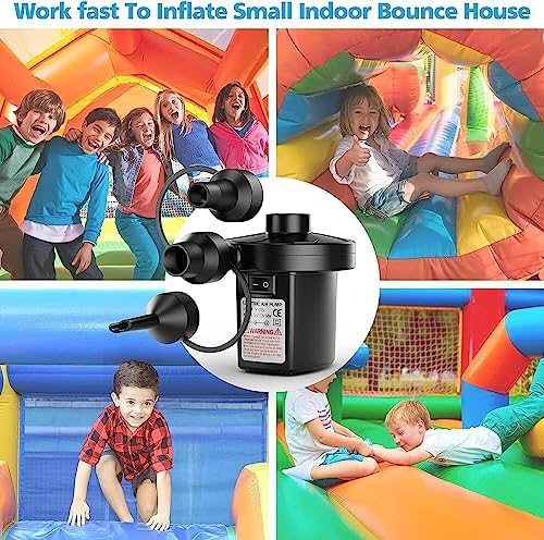 Motorenbau 3-NOZZLE Air Pump for Inflatable Mattresses and Cushions