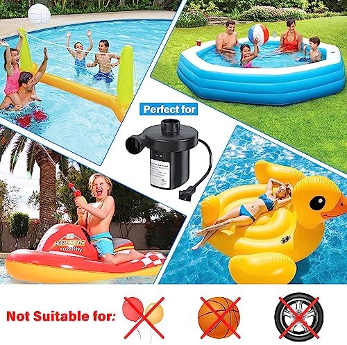 KAR4KLEANER Electric Air Pump with 3 Nozzles