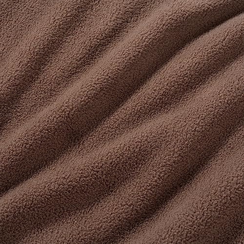 Berkshire Blanket Microfleece Twin Bed Blanket Taupe