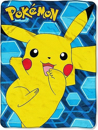 Glitch Pikachu Micro Raschel Throw Blanket 46x60